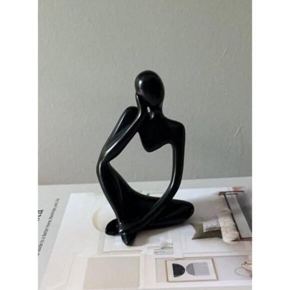 New Resin Statue Thinker Style Decoration Abstract Sculptures Collectible - Picture 1 of 1